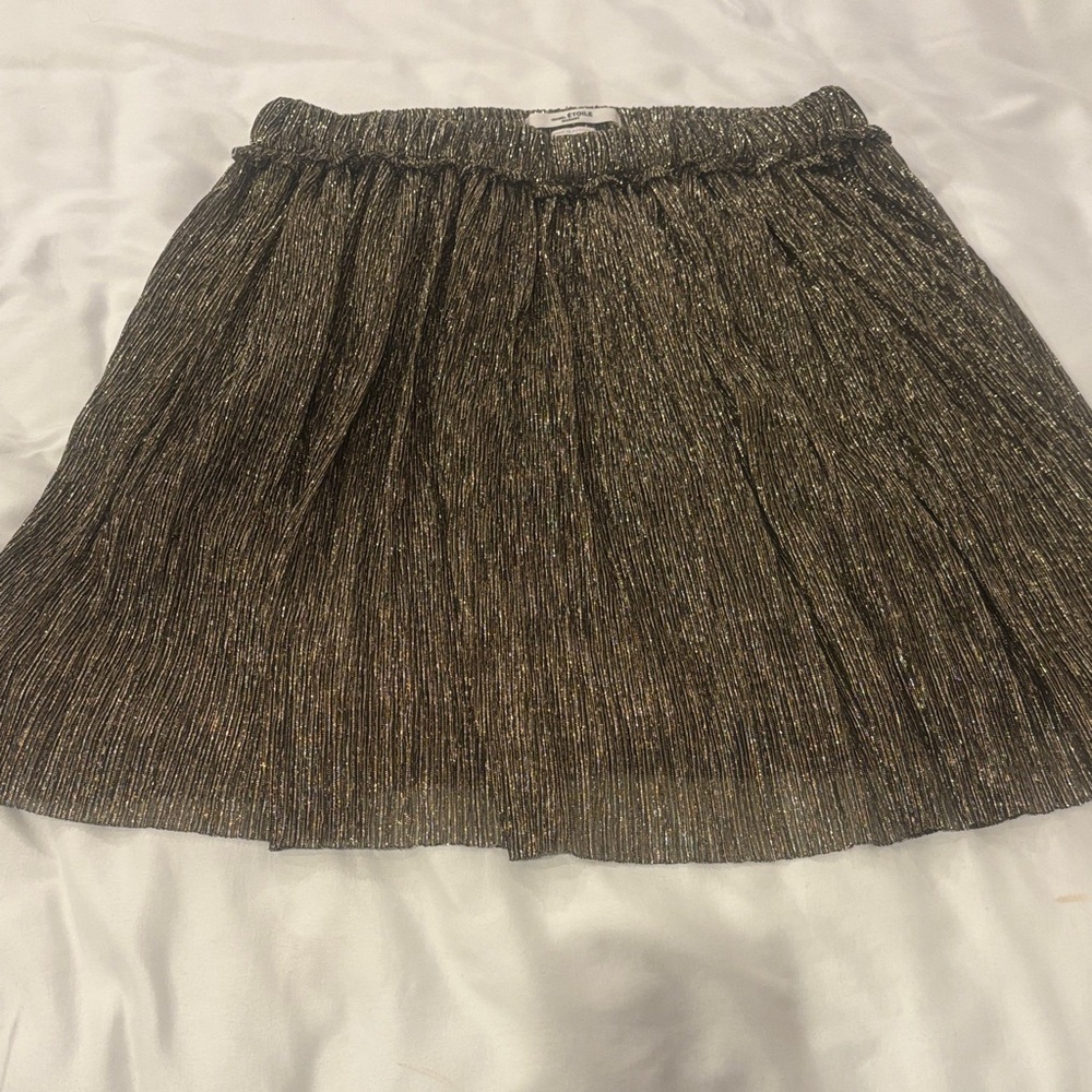 Isabel Marant Shimmering Gold Mini Skirt